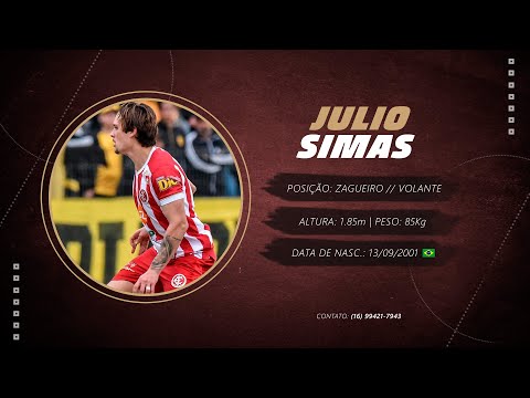 Julio Simas - Volante/Zagueiro - Highlights 