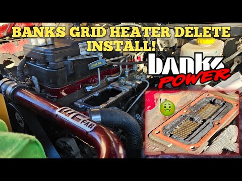 RESURRECTING MY 6.7 CUMMINS PART 2 || BANKS POWER GRID HEATER DELETE INSTALL!!!