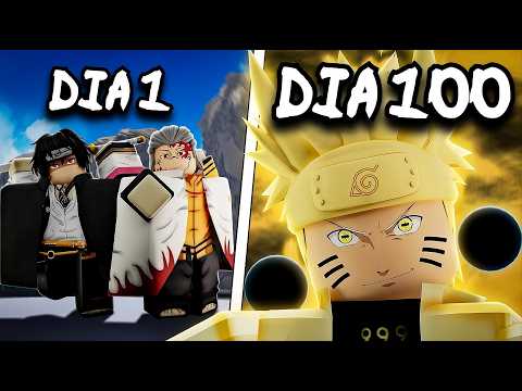 Passamos 100 DIAS no Shindo Life! (em 2026...)