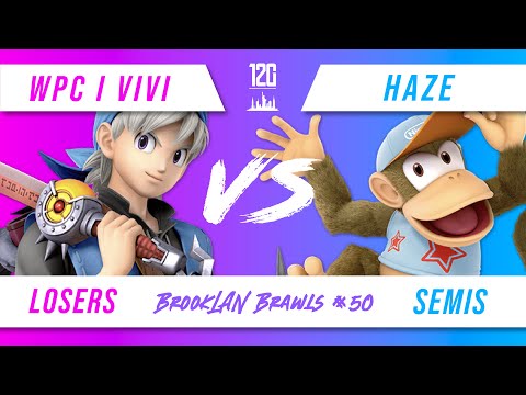 BrookLAN Brawls 50 - WPC | Vivi (Hero) v. Haze (Diddy Kong) - Loser Semis