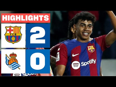 FC BARCELONA 2 - 0 REAL SOCIEDAD | HIGHLIGHTS LALIGA EA SPORTS