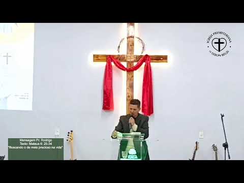 Culto de adoração e louvor.   19h - 12/04/2026