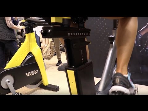 Technogym Group Cycle Connect Bike Demo and Overview