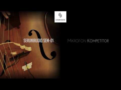 SERUNIAUDIO™ // SEM-01 clip on mikrofon komparasi dengan kompetitor pada alat musik kontrabass