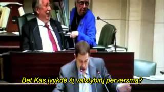 Belgų parlamentaras LAURENT LOUIS LT subtitrai NEMO 2013