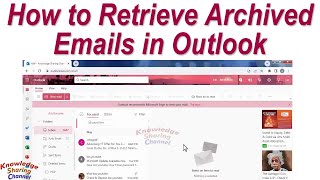 How to Retrieve Archived Emails in Outlook