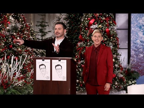 Jimmy Kimmel Holds a Live Auction of His Andy Art