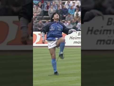 LEGENDARY D10S Warm Up ⚽️ Diego Maradona (19 April 1989) Inspirational Warm Up: Bayern-Monaco