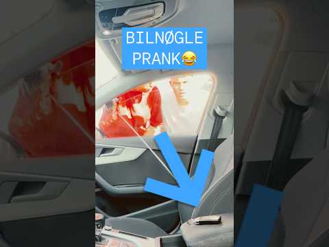 BILNØGLE PRANK PÅ SHADYS😂