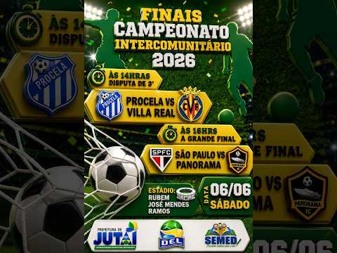 🔔 GRANDE FINAIS CAMPEONATO INTERCOMUNITÁRIO 2026