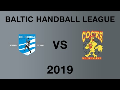 Baltic Handball League ● HC Kehra - Riihimäen Cocks ● 2019