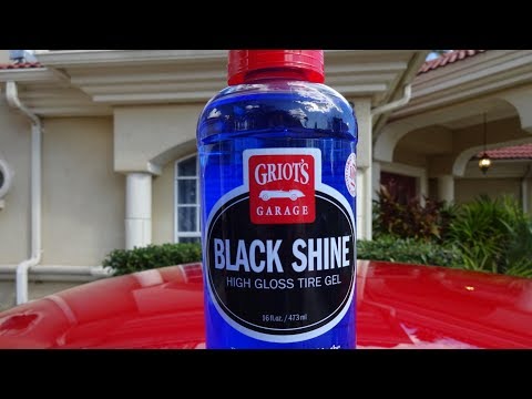 Griot's Garage Black Shine High Gloss Tire Gel Review on my 2013 Nissan GTR