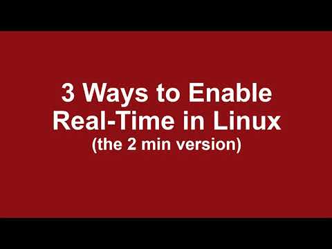 3 Ways to Enable Real Time in Enea Linux