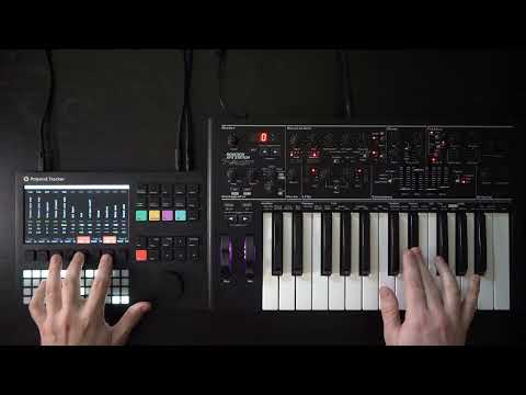 Full-tilt jam with Polyend Tracker and Novation AFX Station