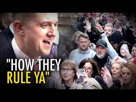 Tommy Robinson supporters sing Owen Benjamin’s, “How they rule ‘ya”