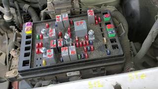 2002 Chevy Trailblazer Horn Fuse, Horn Relay Location
