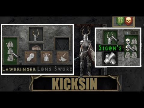 🔊 d2r 2.5 Hardcore Mini update on kicker and testing 1 handed Lawbringer Merc in a long sword 😉