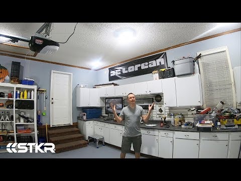The Best Garage Light  - M.P.I. Multi Point Illumination Motion Activated Garage Ceiling Light