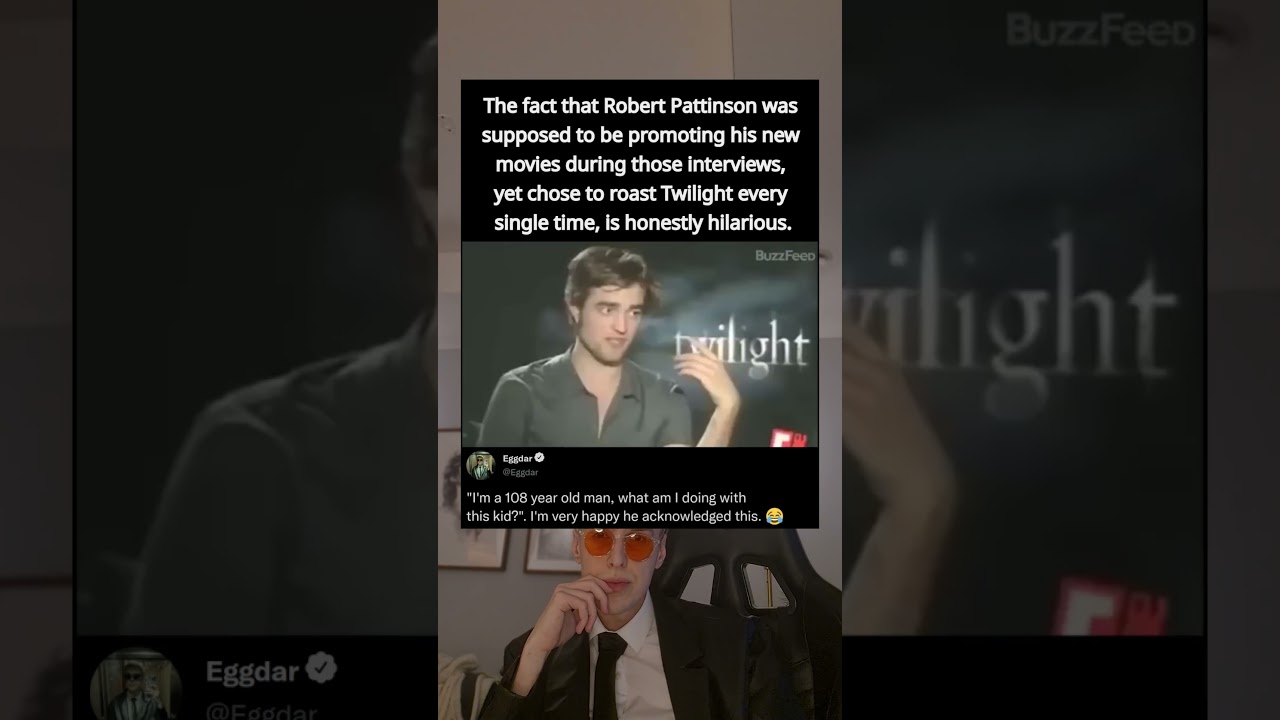 로버트 패틴슨이 인터뷰 중에 자신의 새 영화를 홍보할 예정이었다는 사실