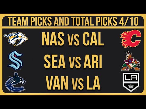 FREE NHL Picks Today 4/10/23 NHL Picks and Predictions