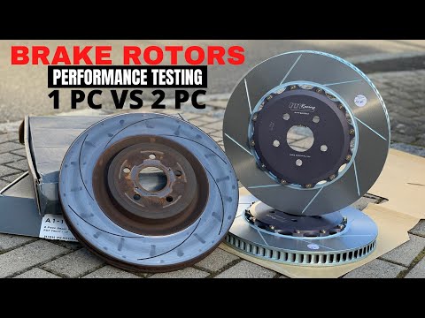 LEXUS RCF Brake Rotor Performance Test Comparison 1 PC BREMBO VS 2 PC RR-RACING/GIRODISC