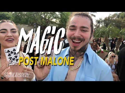 Post Malone Reacts To Julius Dein Street Magician
