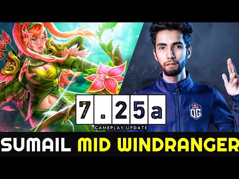 SUMAIL Mid Windranger - Most Annoying Hero Mid Scepter Build 7.25 Dota 2