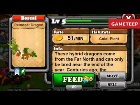 How to Breed Reindeer Dragon 100% Real! DragonVale! WBANGCA