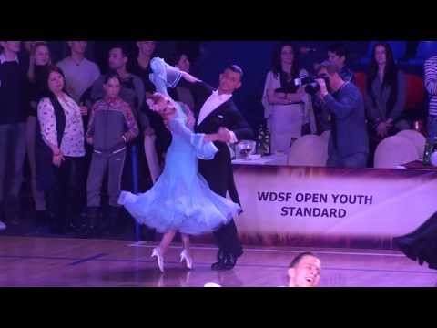 WDSF Youth Standart 1/2 Foxtrot Vladislav Persidsky - Antonina Mazepa