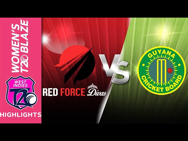 Match Highlights | Trinidad and Tobago Women vs Guyana Women | T20 Blaze