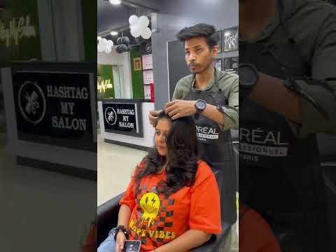 Hair Spa at Hashtag my Salon in Patna | #shorts | Hashtag My Salon