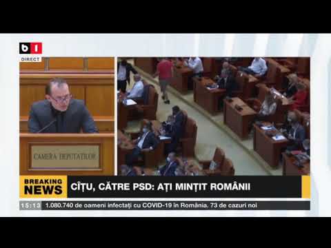 STIRI B1 ORA 15.00 DIN 29 IUNIE 2021 - MOTIUNEA IN DESFASURARE. DECLARATII CITU SI CIOLACU_29 iunie