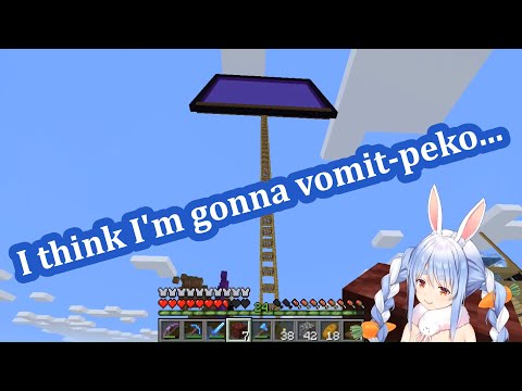 VTuberSubs - Pekora almost vomits from excitement 【Hololive/Eng Sub】【Minecraft】