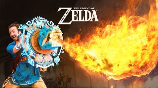 I Made Link's FIRE BREATHING SHIELD! (ZELDA BUILD)