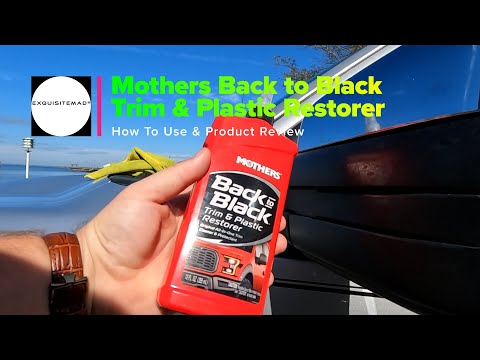 Mothers Plastic &  Trim Restorer - How To Use , Product Review