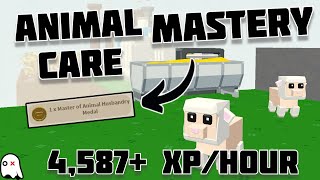 HOW TO GET *MAX XP* FOR ANIMAL CARE!! | ROBLOX ISLANDS!!!
