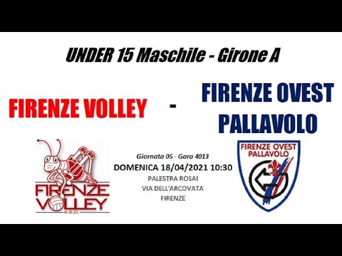 U15M - G05 - FIRENZE VOLLEY vs FIRENZE OVEST PALLAVOLO