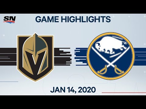 NHL Highlights | Golden Knights vs Sabres – Jan. 14, 2020