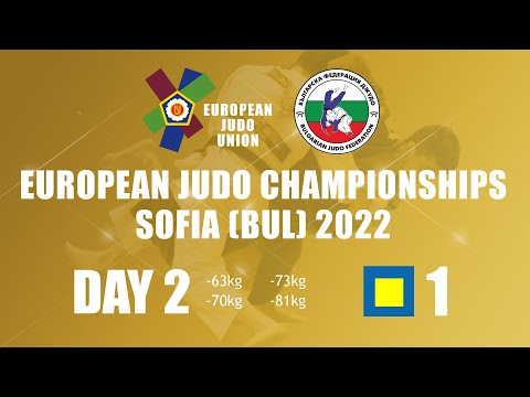 Day 2 - Tatami 1 - European Judo Championships Sofia 2022