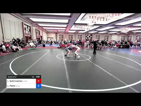 160 Lbs Consi Of 4 - Luke Schirmacher, Curby 3 Style Wrestling Club Vs Lucien Perla, Massachusetts