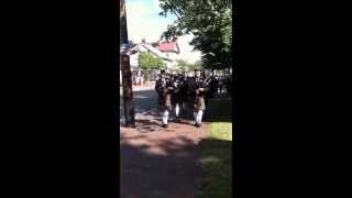 preview picture of video 'Kirkin O' Tartans Procession on Talbot Street St. Michaels, MD'