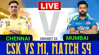 🔴LIVE: Chennai vs Mumbai, 59th Match | IPL 2022 | CSK vs MI | MIvsCSK | IPL Live Score | 2nd Innings