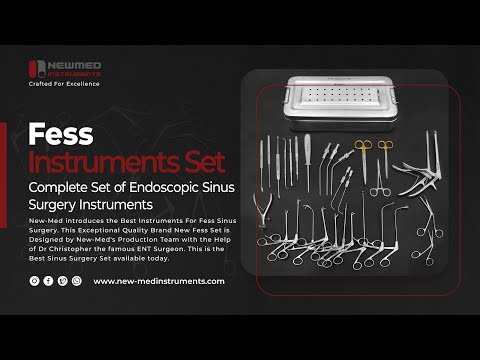 Endoscopic Fess Sinus Surgery (ENT) Instruments Detailed Review | New Med Instruments