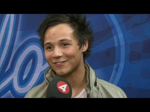 André: "Jag håller mig till en tjej" - Idol Sverige (TV4)