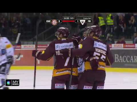 Genève-Servette HC - Fribourg-Gottéron 3-1 (1-0; 1-0; 1-1)
