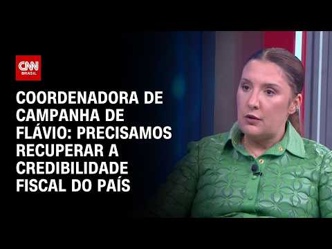 “Vamos recuperar a credibilidade fiscal do país com Flávio”, diz coordenadora de campanha | CNN 360º