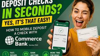 How to mobile deposit a check with Commerce Bank