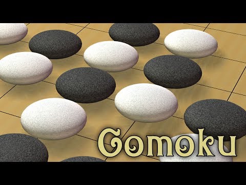 Gomoku, 5 in a row board game Video