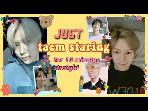 just Taemin staring with no context for 10 minutes straight