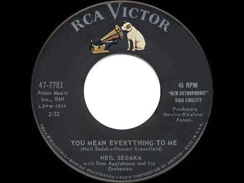 1960 HITS ARCHIVE: You Mean Everything To Me - Neil Sedaka